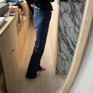 Ag Adriano Goldschmied Dark Blue Flare Jeans